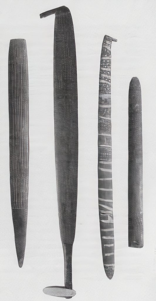 Wooden items from northern Queensland